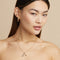 18k Gold Plated Jewellery - Heart Open Hoops in Gold - Hoop Earrings - Astrid &amp; Miyu