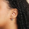 Earrings - Heart Charm Huggies in Silver - Huggies - Astrid &amp; Miyu