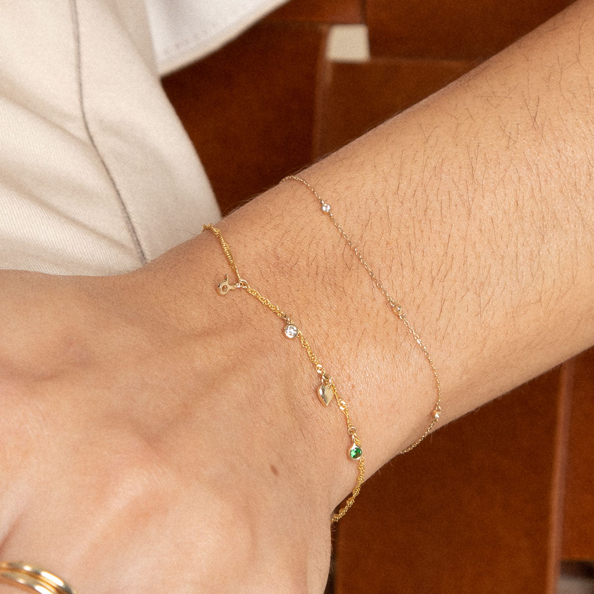 Astrid 9k Gold Chain Bracelet Astrid & Miyu Bracelets