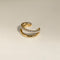 Illusion Crystal Ear Cuff in Gold-Astrid &amp; Miyu