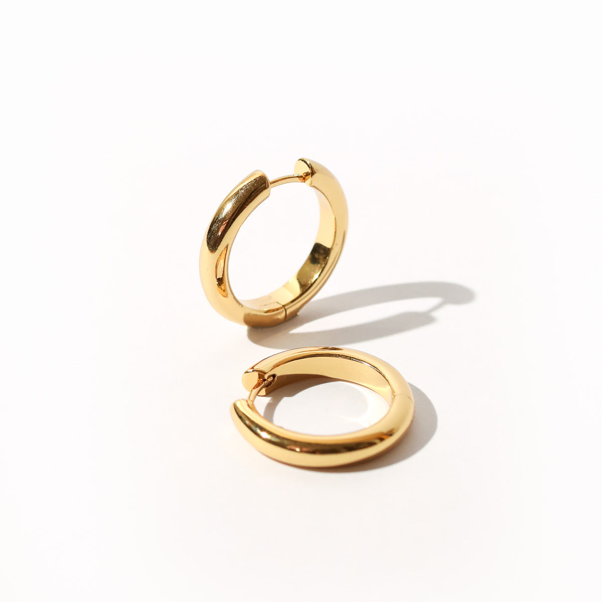 Astrid & Miyu Bold Large Hoops in Gold