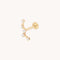 Constellation Piercing Stud in Solid Gold-Astrid &amp; Miyu