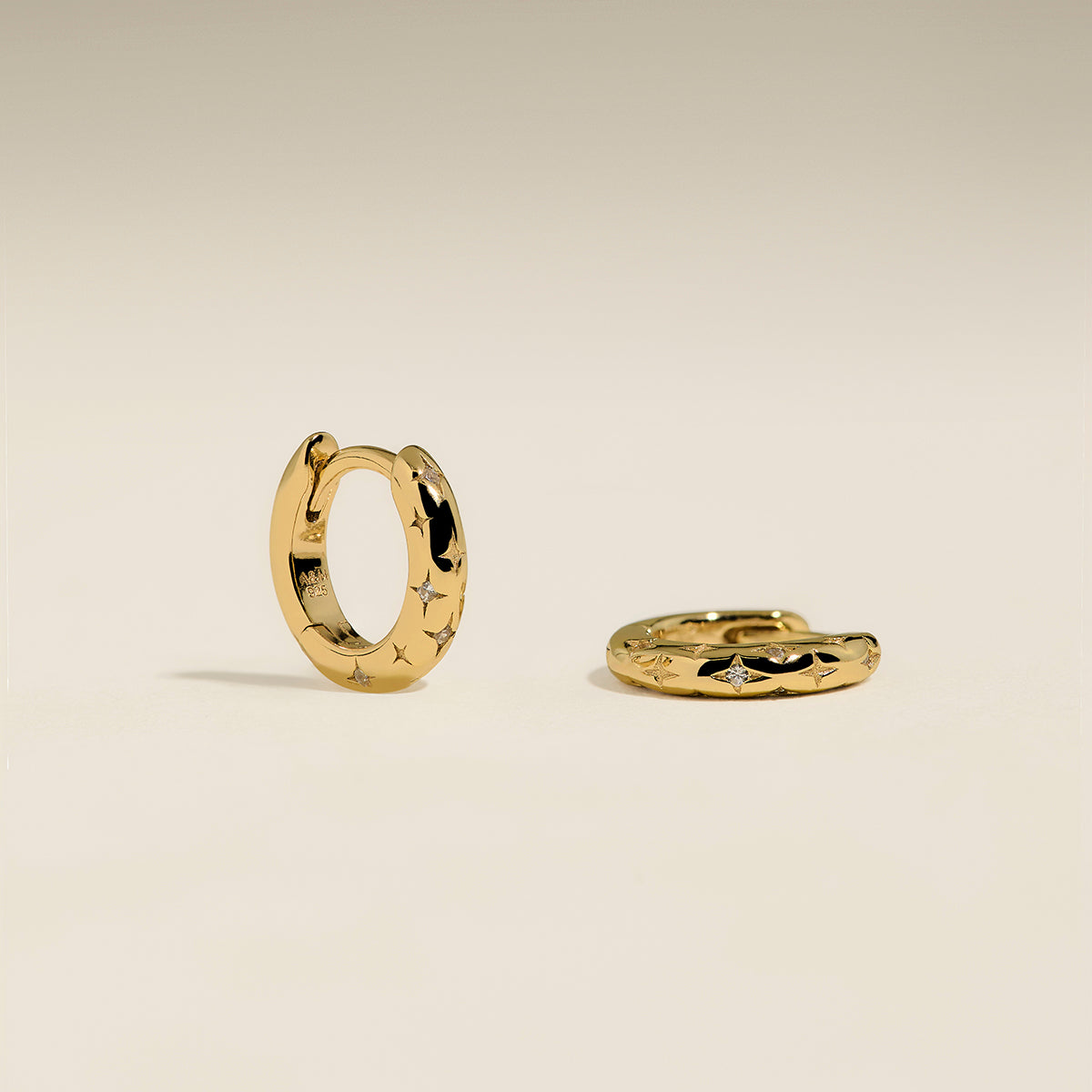 Cosmic Star Huggies in Gold-Astrid &amp; Miyu