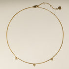 Cosmic Star Charm Necklace in Gold