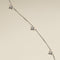 Cosmic Star Charm Necklace in Silver