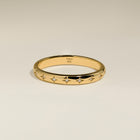 Cosmic Star Band Ring in Gold