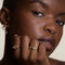 Cosmic Star Band Ring in Gold-Astrid &amp; Miyu