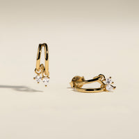 Celestial Crystal Huggies in Gold-Astrid &amp; Miyu