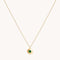 Birthstone Jewellery - May Tsavorite Birthstone Necklace in Solid Gold - Pendant Necklace - Astrid &amp; Miyu