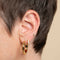 Pearl & Topaz Cluster Piercing Stud in Solid Gold-Astrid &amp; Miyu