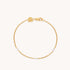 Navette Crystal Bracelet in Gold
