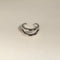 Illusion Essential Ear Cuff in Silver-Astrid &amp; Miyu