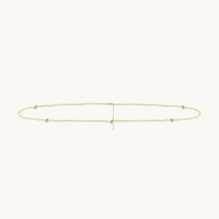 Belly Chains - Lemon Jade Belly Chain in Gold - Belly Chain - Astrid &amp; Miyu