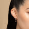 Navette Crystal Huggies in Rose Gold - Huggies - Astrid &amp; Miyu