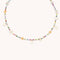 Gemstone Necklaces - Treasure Beaded Necklace in Gold - Necklaces - Astrid &amp; Miyu
