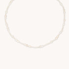 Serenity Pearl Necklace in Gold