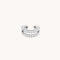Ear Cuffs - Mini Illusion Crystal Ear Cuff in Silver - Ear Cuffs - Astrid &amp; Miyu
