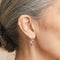 Ear Cuffs - Mini Illusion Crystal Ear Cuff in Silver - Ear Cuffs - Astrid &amp; Miyu