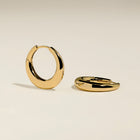 Dome Hoops in Gold-Astrid &amp; Miyu