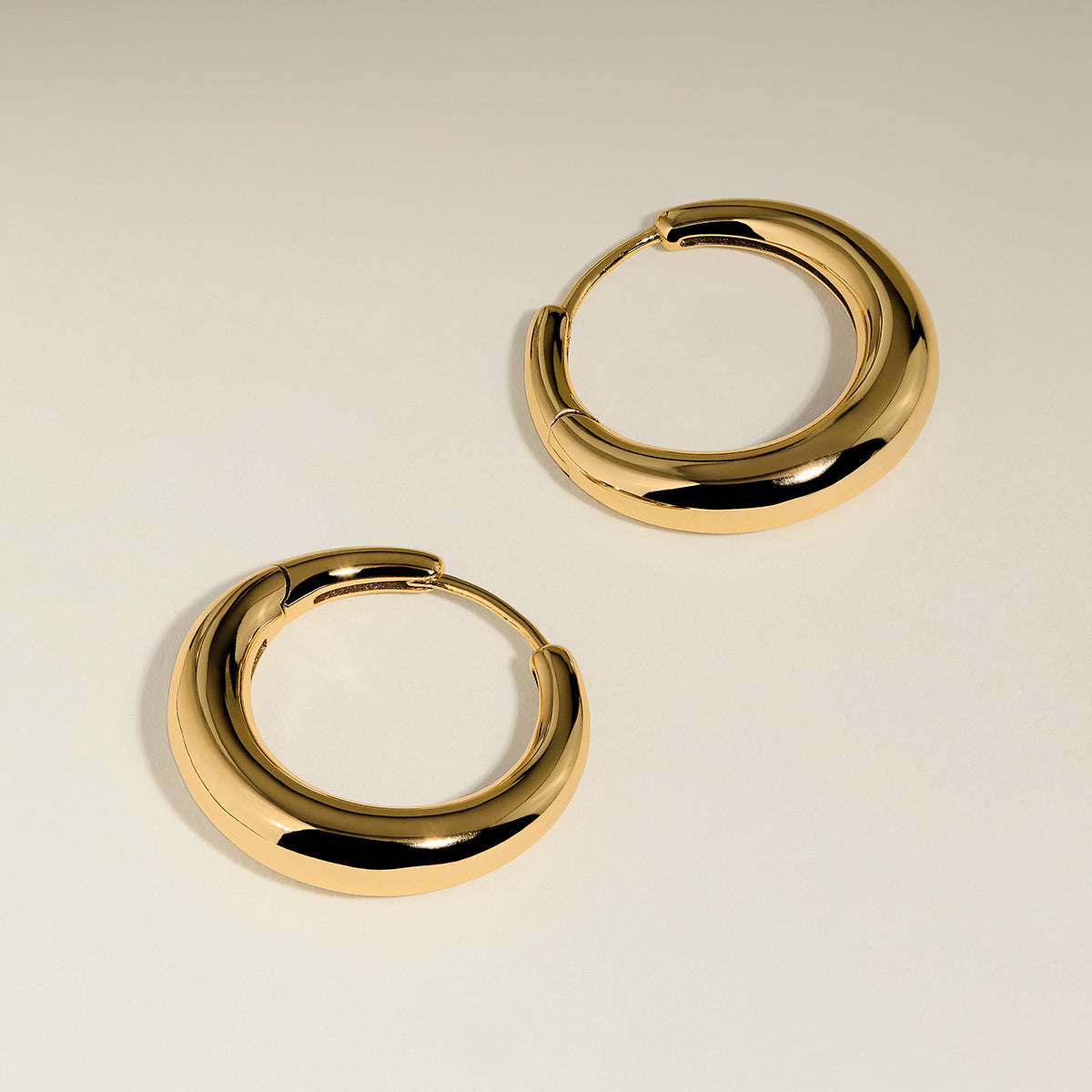 Dome Hoops in Gold-Astrid &amp; Miyu