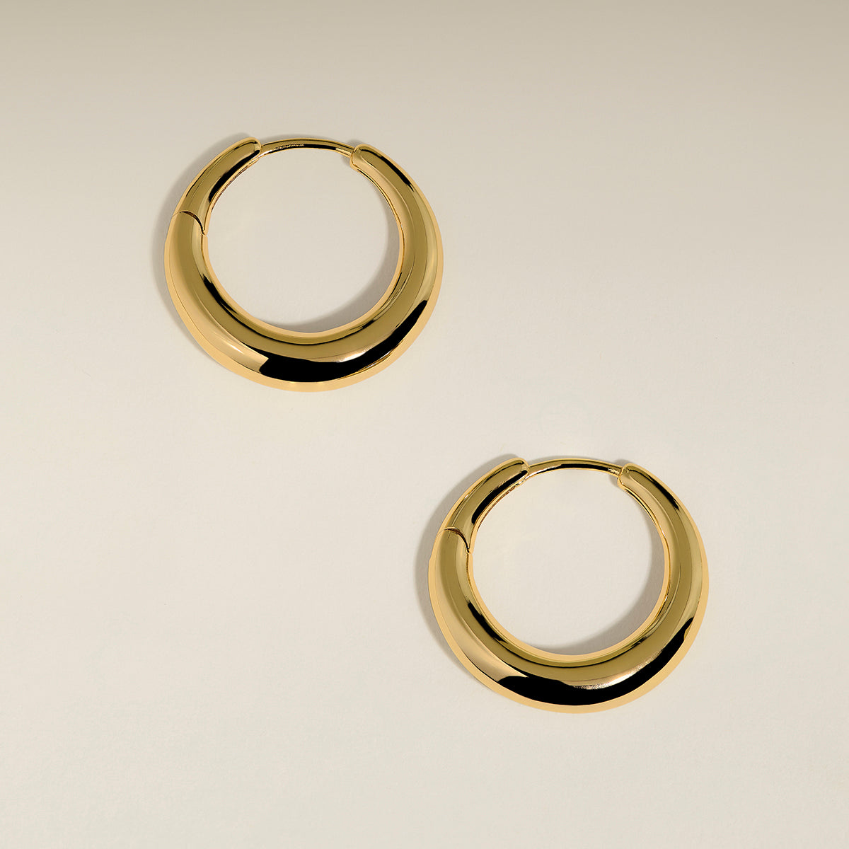 Dome Hoops in Gold-Astrid &amp; Miyu