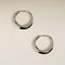 Dome Hoops in Silver-Astrid &amp; Miyu