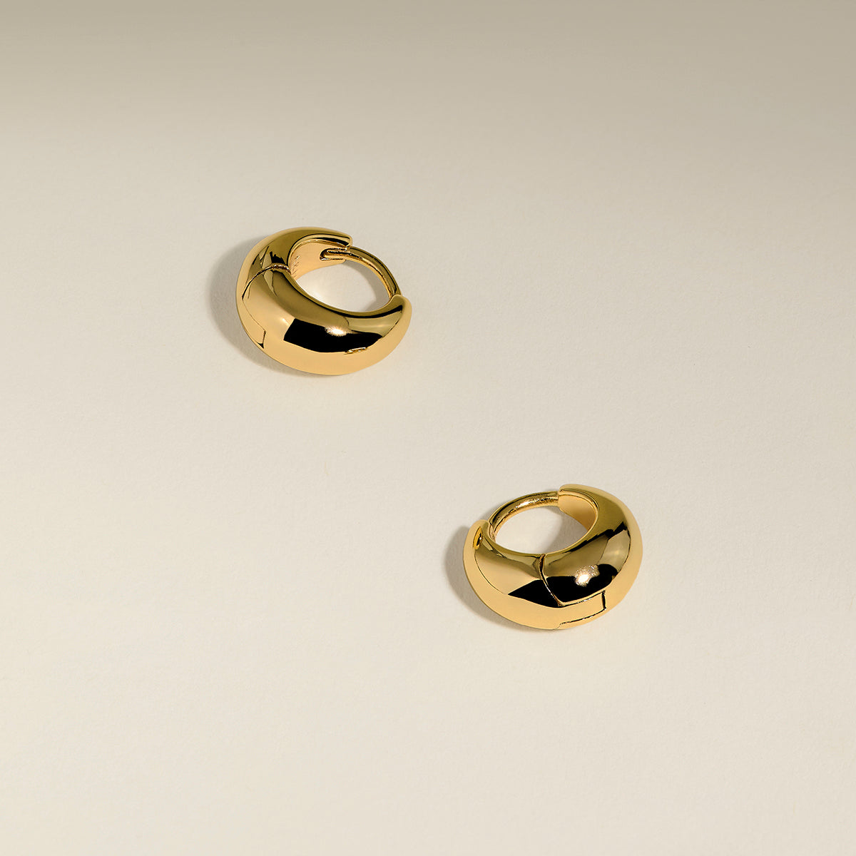 Dome Huggies in Gold-Astrid &amp; Miyu