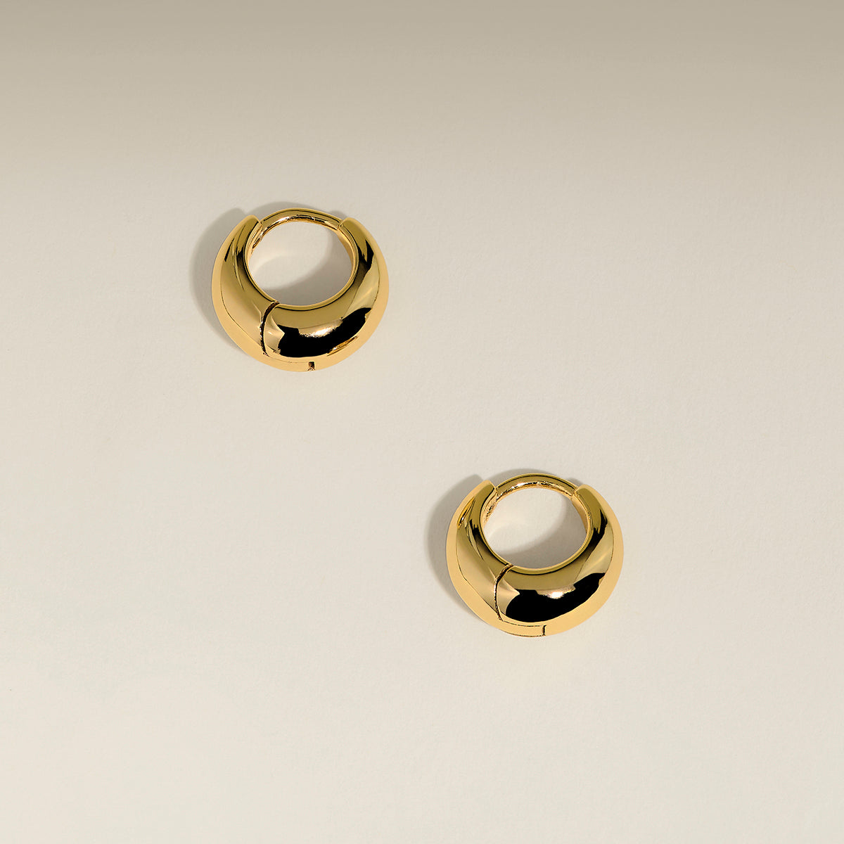 Dome Huggies in Gold-Astrid &amp; Miyu