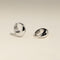 Dome Huggies in Silver-Astrid &amp; Miyu