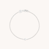 Bracelets - Essential Crystal Charm Bracelet in Silver - Bracelets - Astrid & Miyu