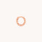18k Rose Gold Plated Jewellery - Essential Beaded Hoop in Rose Gold - Earrings - Astrid &amp; Miyu