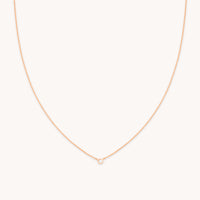 18k Rose Gold Plated Jewellery - Essential Crystal Pendant Necklace in Rose Gold - Pendant Necklace - Astrid & Miyu