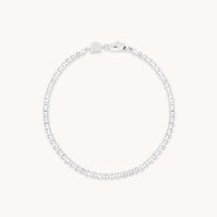 Gleam Bold Tennis Chain Bracelet in Silver