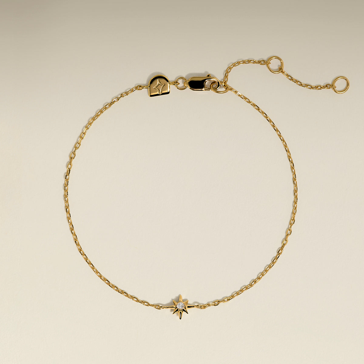 Shooting Star Charm Bracelet in Gold-Astrid &amp; Miyu
