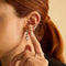 Blue Crystal Ear Cuff in Silver-Astrid &amp; Miyu
