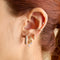 Crystal Ear Cuff in Gold-Astrid &amp; Miyu