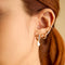 Crystal Ear Cuff in Gold-Astrid &amp; Miyu