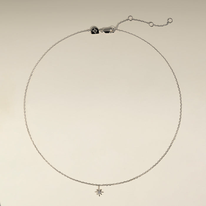 Twilight Star Pendant Necklace in Silver