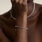 Cosmic Star Charm Bracelet in Silver