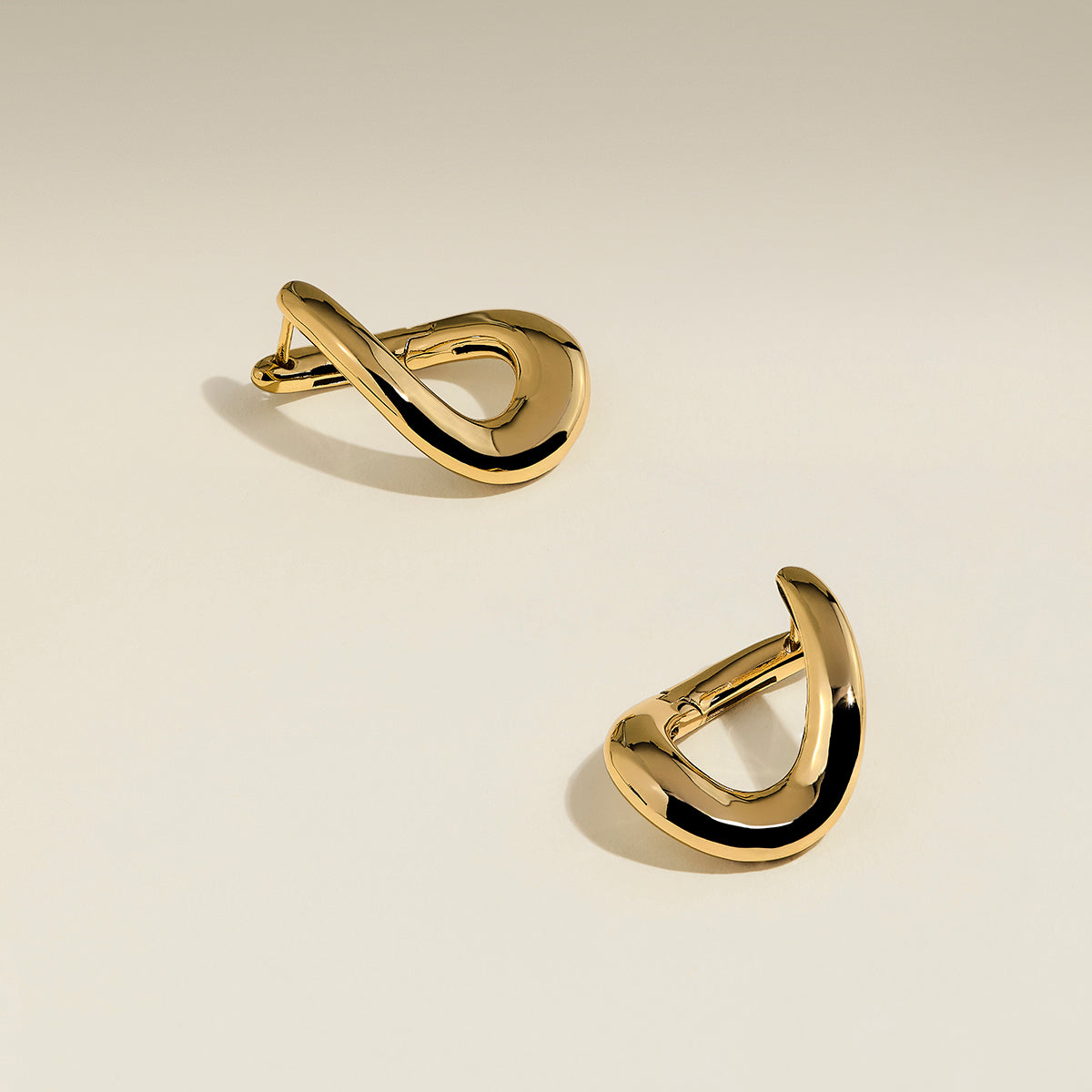 Molten Large Hoops in Gold-Astrid &amp; Miyu