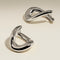 Molten Large Hoops in Silver-Astrid &amp; Miyu