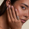 Crystal Pear Open Ring in Gold-Astrid &amp; Miyu