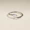 Crystal Pear Open Ring in Silver-Astrid &amp; Miyu