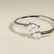 Crystal Pear Open Ring in Silver-Astrid &amp; Miyu