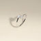 Crystal Pear Open Ring in Silver-Astrid &amp; Miyu