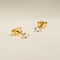 Pear Cluster Stud Earrings in Gold-Astrid &amp; Miyu