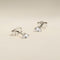 Pear Cluster Stud Earrings in Silver-Astrid &amp; Miyu