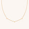 18k Gold Plated Jewellery - Heart Charm Necklace in Gold - Charm Necklaces - Astrid &amp; Miyu