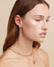 18k Gold Plated Jewellery - Infinite Drop Stud Earrings in Gold - Stud Earrings - Astrid &amp; Miyu