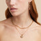 18k Gold Plated Jewellery - Infinite Drop Stud Earrings in Gold - Stud Earrings - Astrid &amp; Miyu